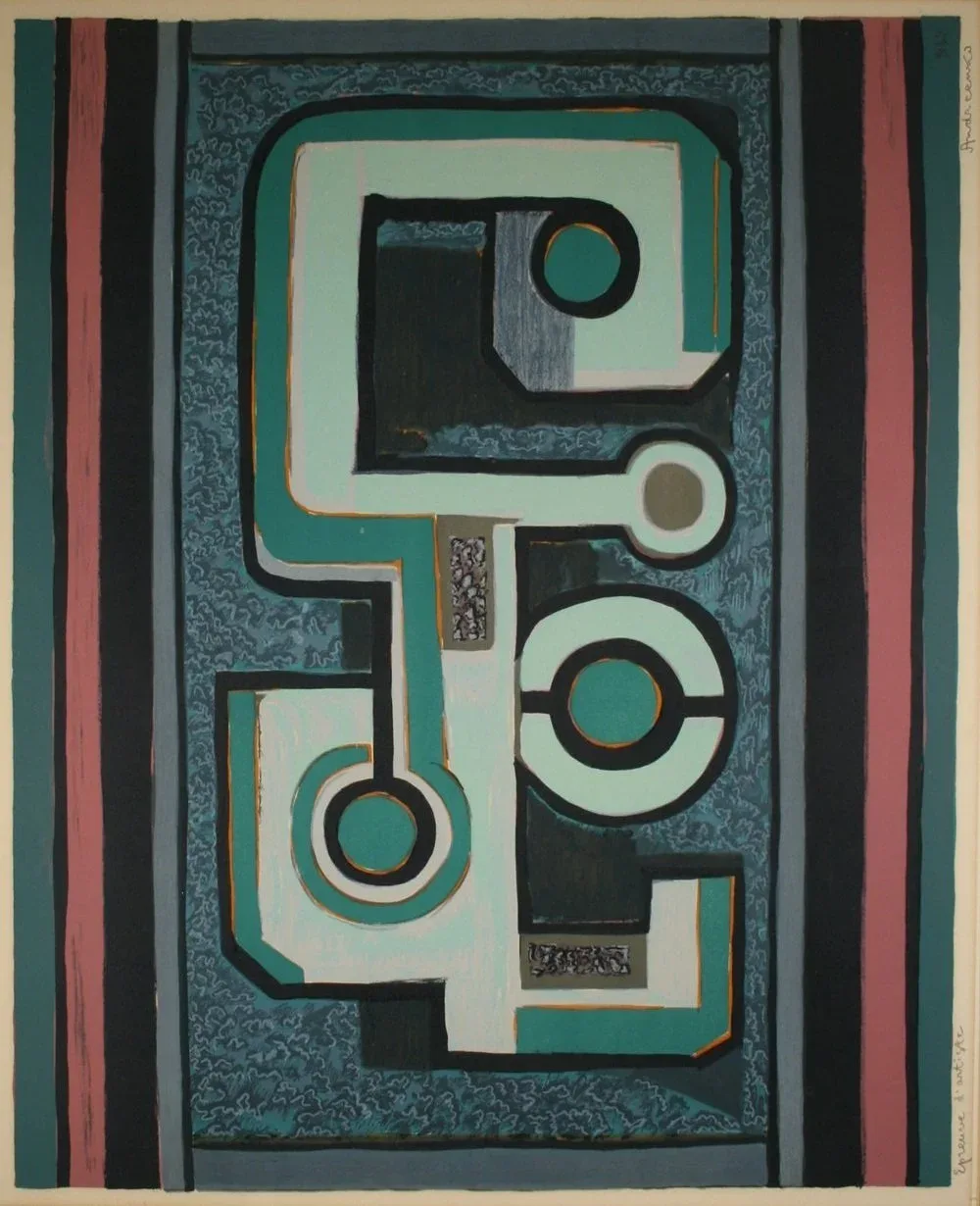 Michel Andreenko lithograph from UIMA's permanent collection