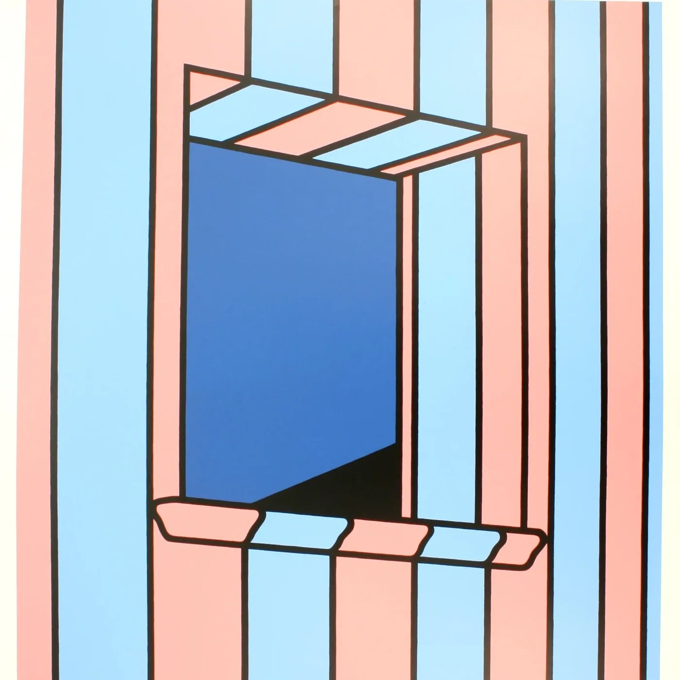 Patrick Caulfield, “Small Window at Night” (screenprint)