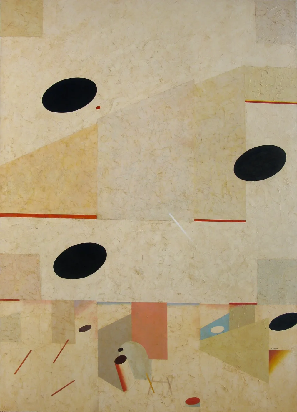 Volodymyr Makarenko, “Fantastique Passage” (1981, oil on canvas)