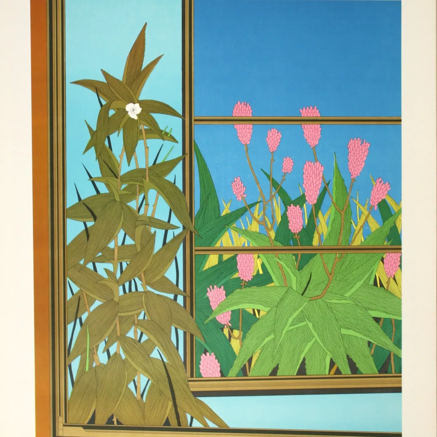 Arkadia Olenska-Petryshyn, “Window” (1979, lithograph)