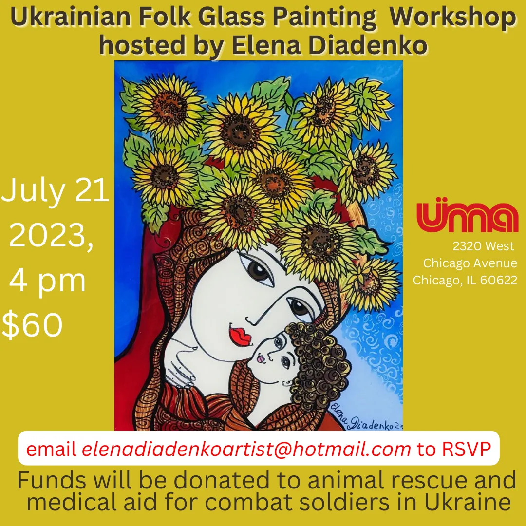 Elena Diadenko's Glass Painting Workshop