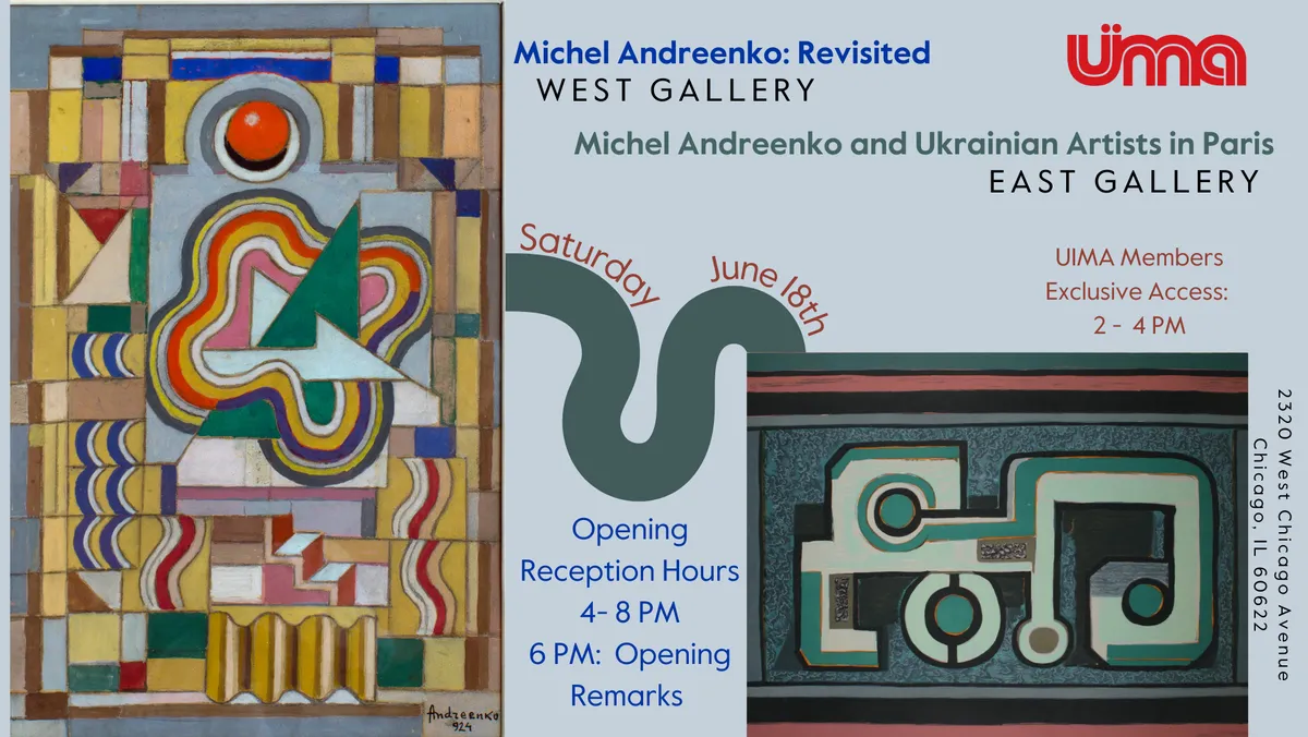 Michel Andreenko: Revisited & Michel Andreenko and Ukrainian Artists in Paris Opening Reception