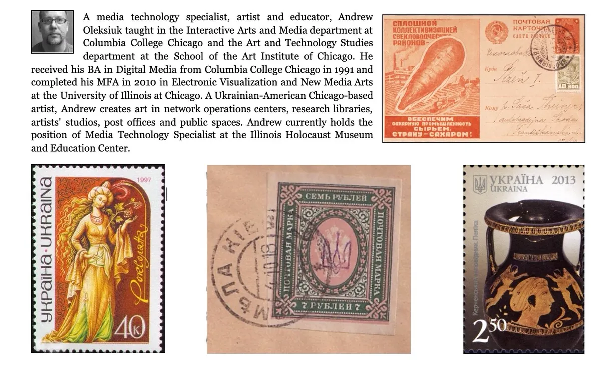 Postmarked Through History Presented by Andriy Oleksiuk