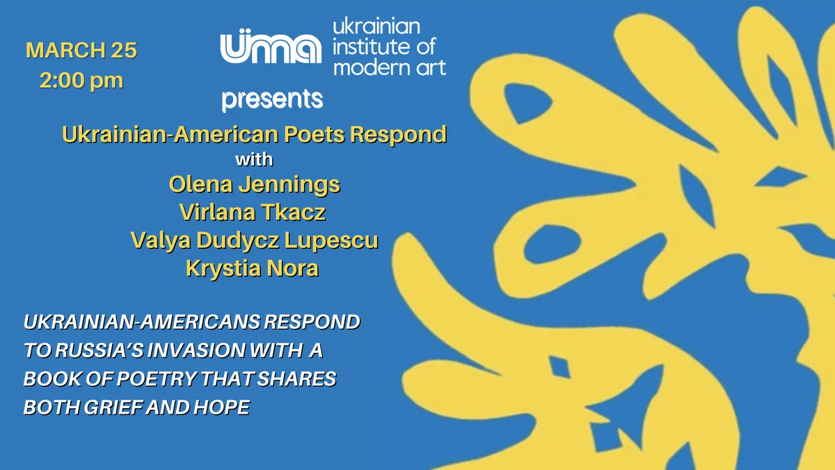 Ukrainian-American Poets Respond Book Presentation