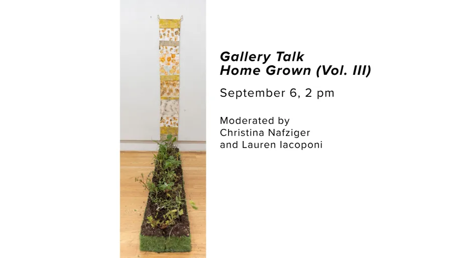 Home Grown Gallery Talk