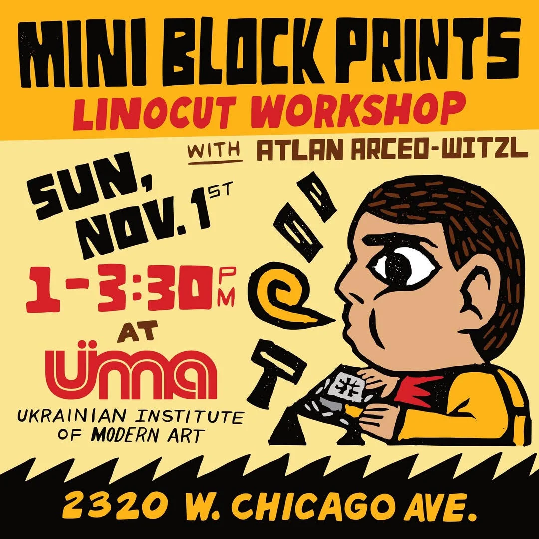 Mini Block Prints Linocut Workshop