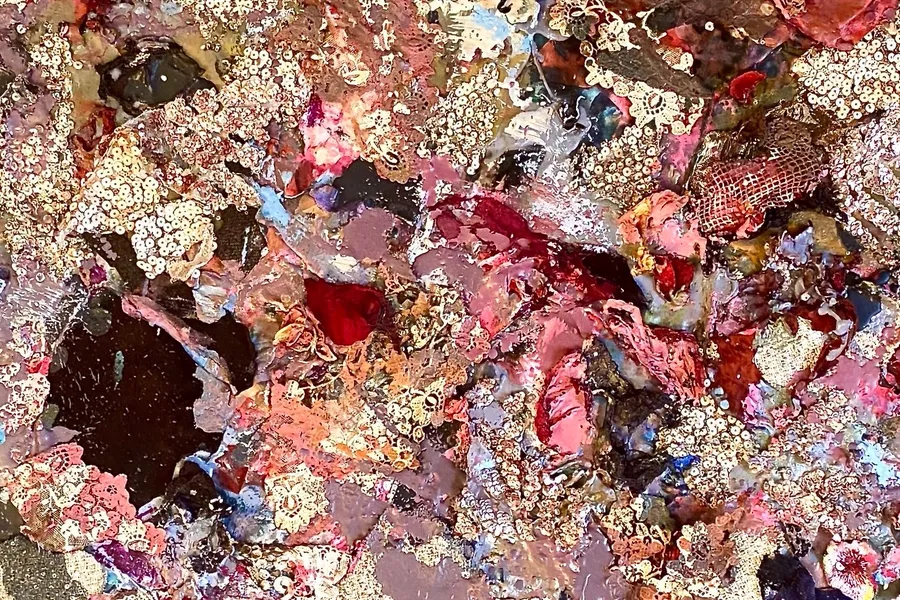 Encaustic painting from Secret Ingredients
