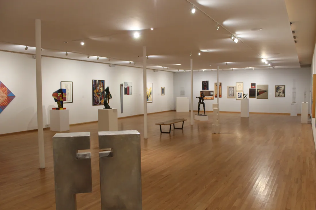 Installation view or artwork from Selections from the Permanent Collection In Honor of 50 Years