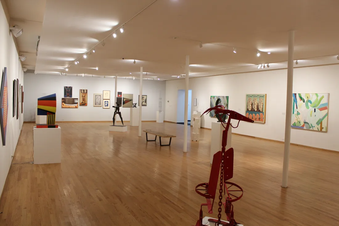 Installation view or artwork from Selections from the Permanent Collection In Honor of 50 Years