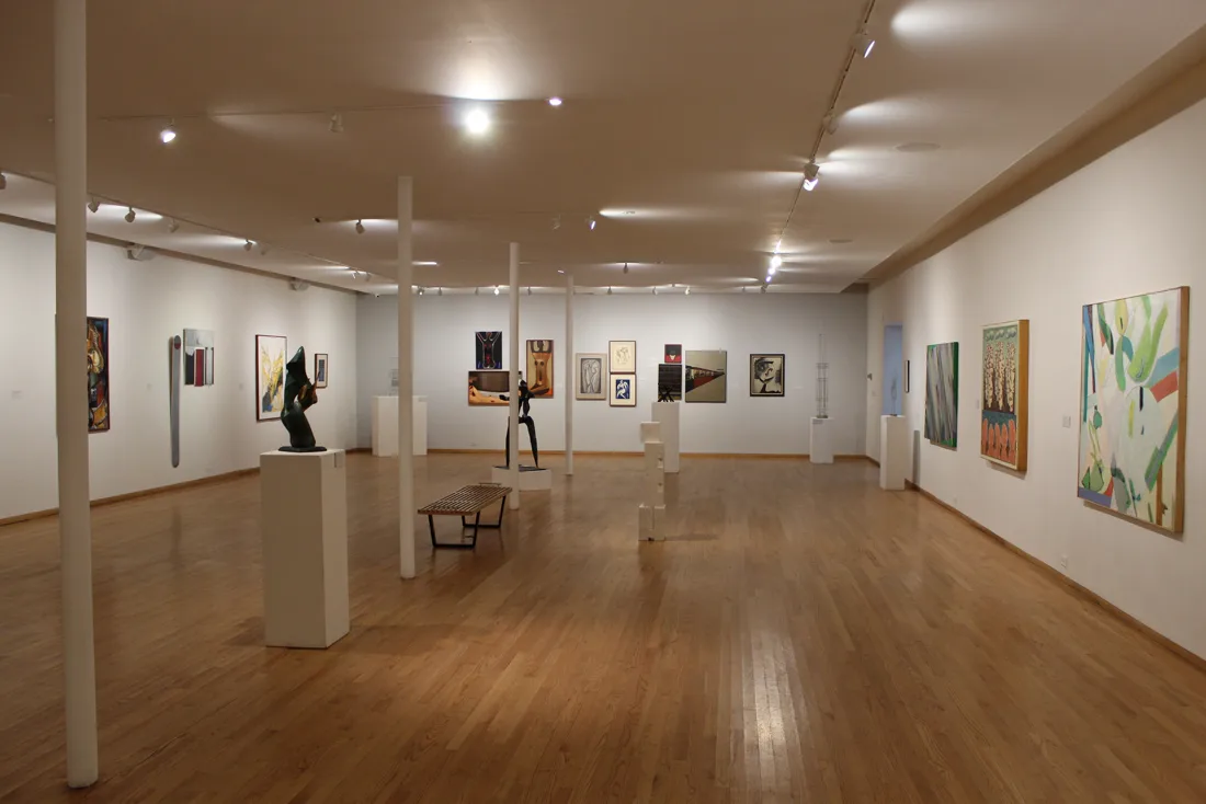 Installation view or artwork from Selections from the Permanent Collection In Honor of 50 Years