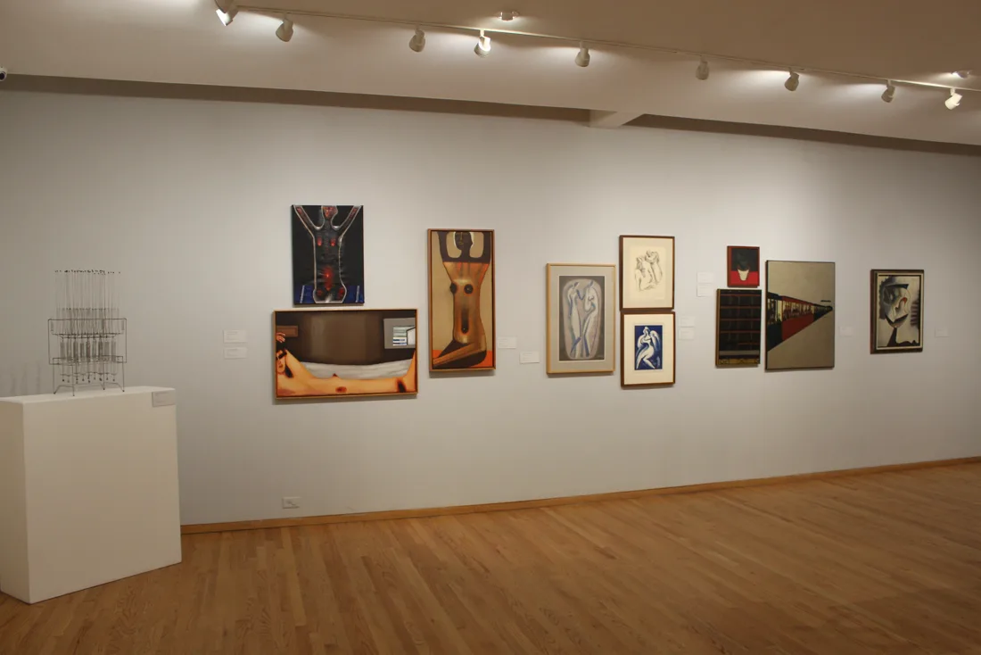 Installation view or artwork from Selections from the Permanent Collection In Honor of 50 Years