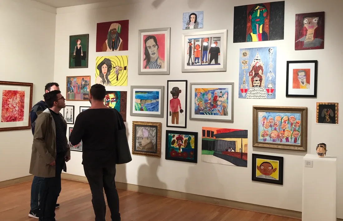 Installation view or artwork from A Is For Artist