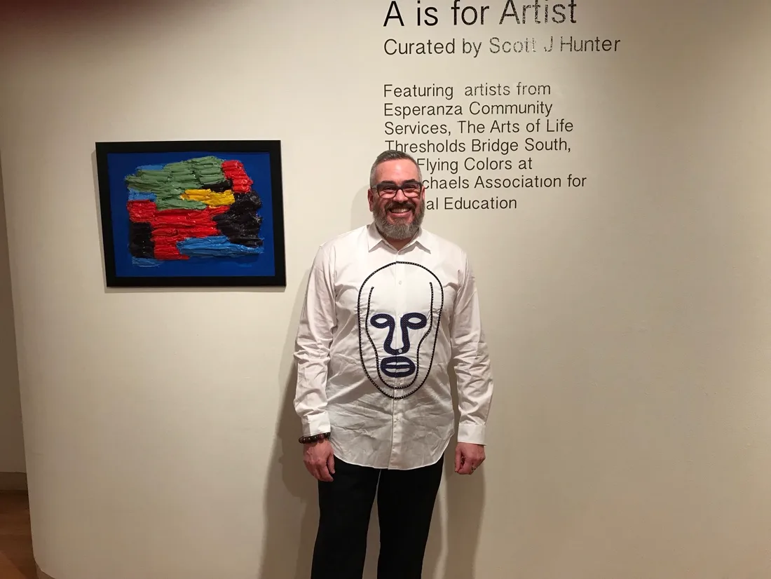 Installation view or artwork from A Is For Artist