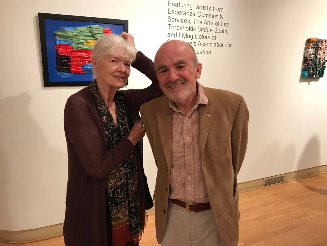 Installation view or artwork from A Is For Artist