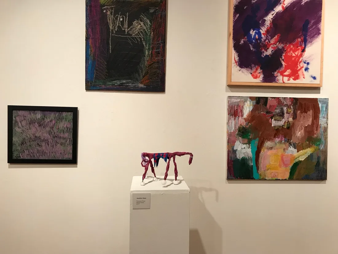 Installation view or artwork from A Is For Artist