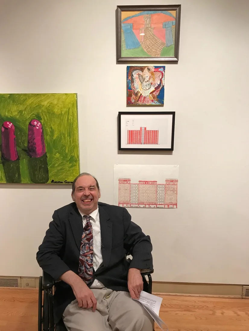 Installation view or artwork from A Is For Artist