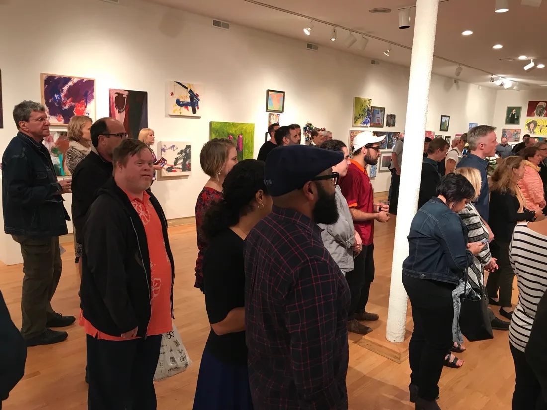 Installation view or artwork from A Is For Artist