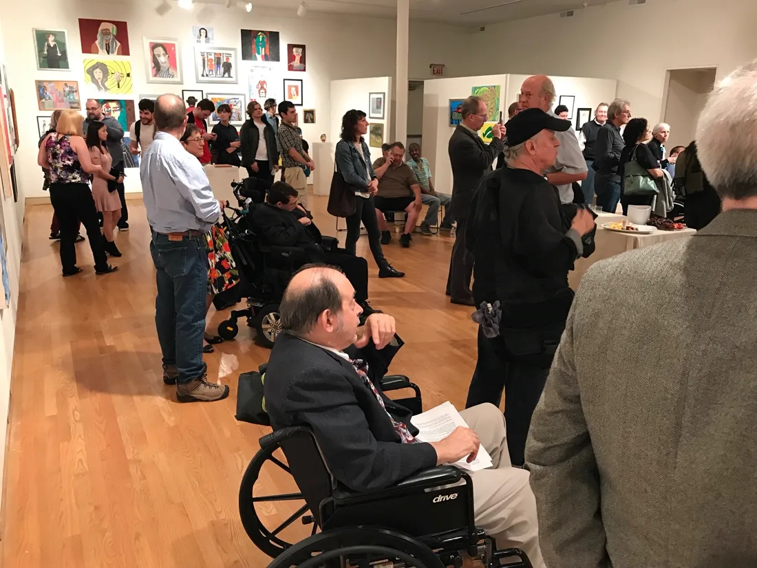 Installation view or artwork from A Is For Artist
