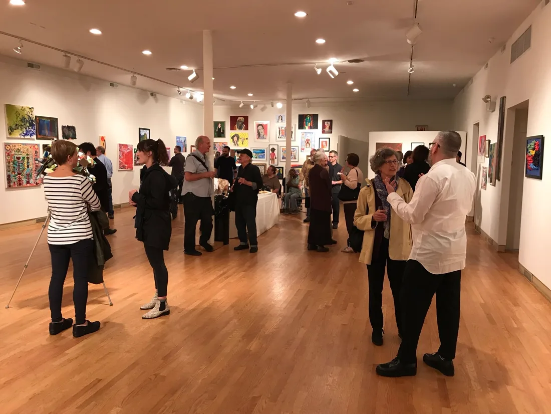 Installation view or artwork from A Is For Artist