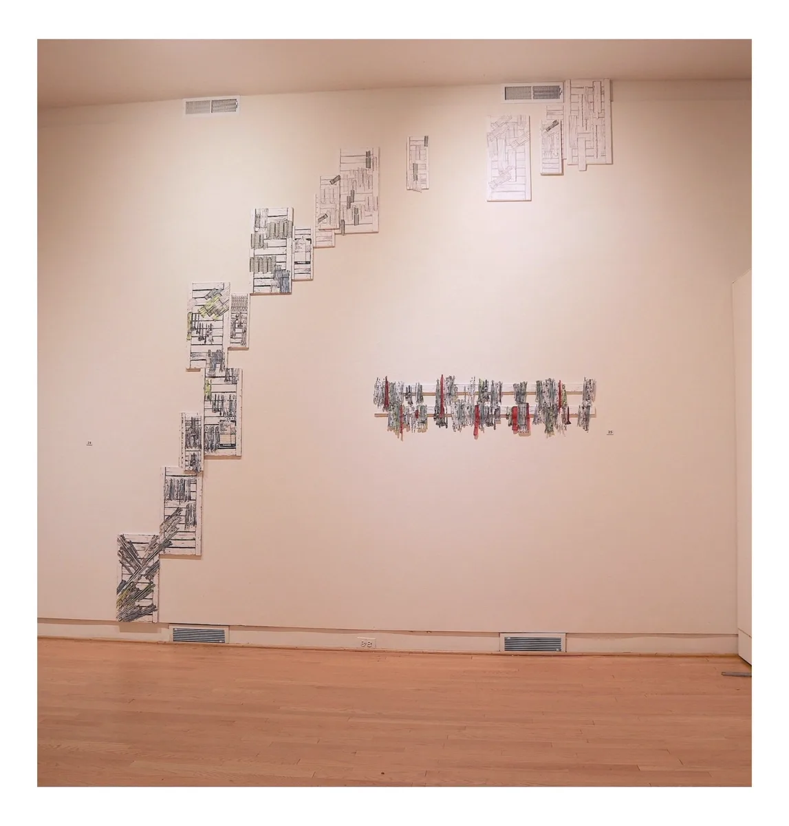 Installation view or artwork from Aesthetics of Loss