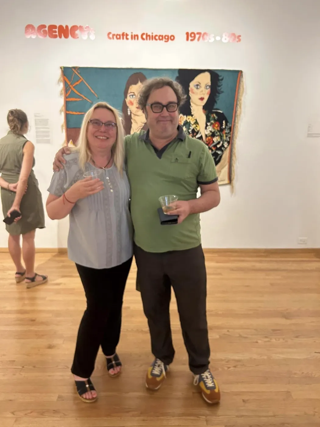 Installation view or artwork from Agency: Craft in Chicago from the 1970s-80s and Beyond