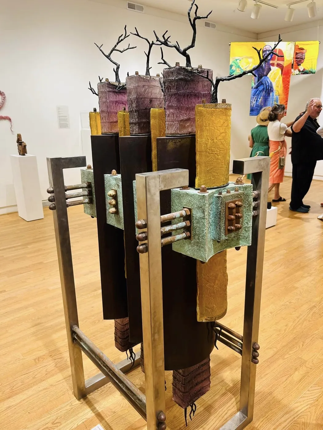 Installation view or artwork from Agency: Craft in Chicago from the 1970s-80s and Beyond
