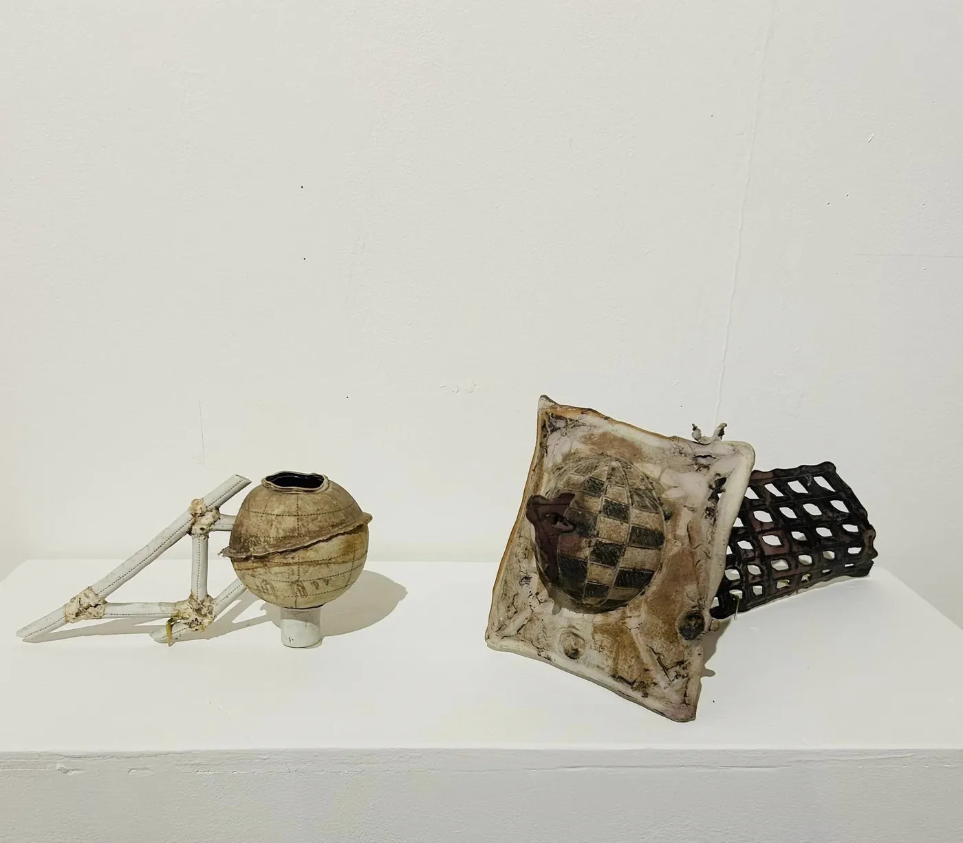 Installation view or artwork from Agency: Craft in Chicago from the 1970s-80s and Beyond