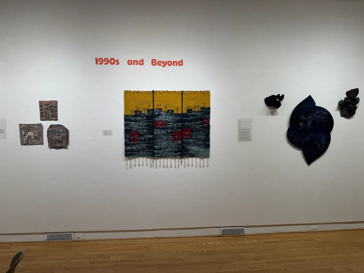 Installation view or artwork from Agency: Craft in Chicago from the 1970s-80s and Beyond
