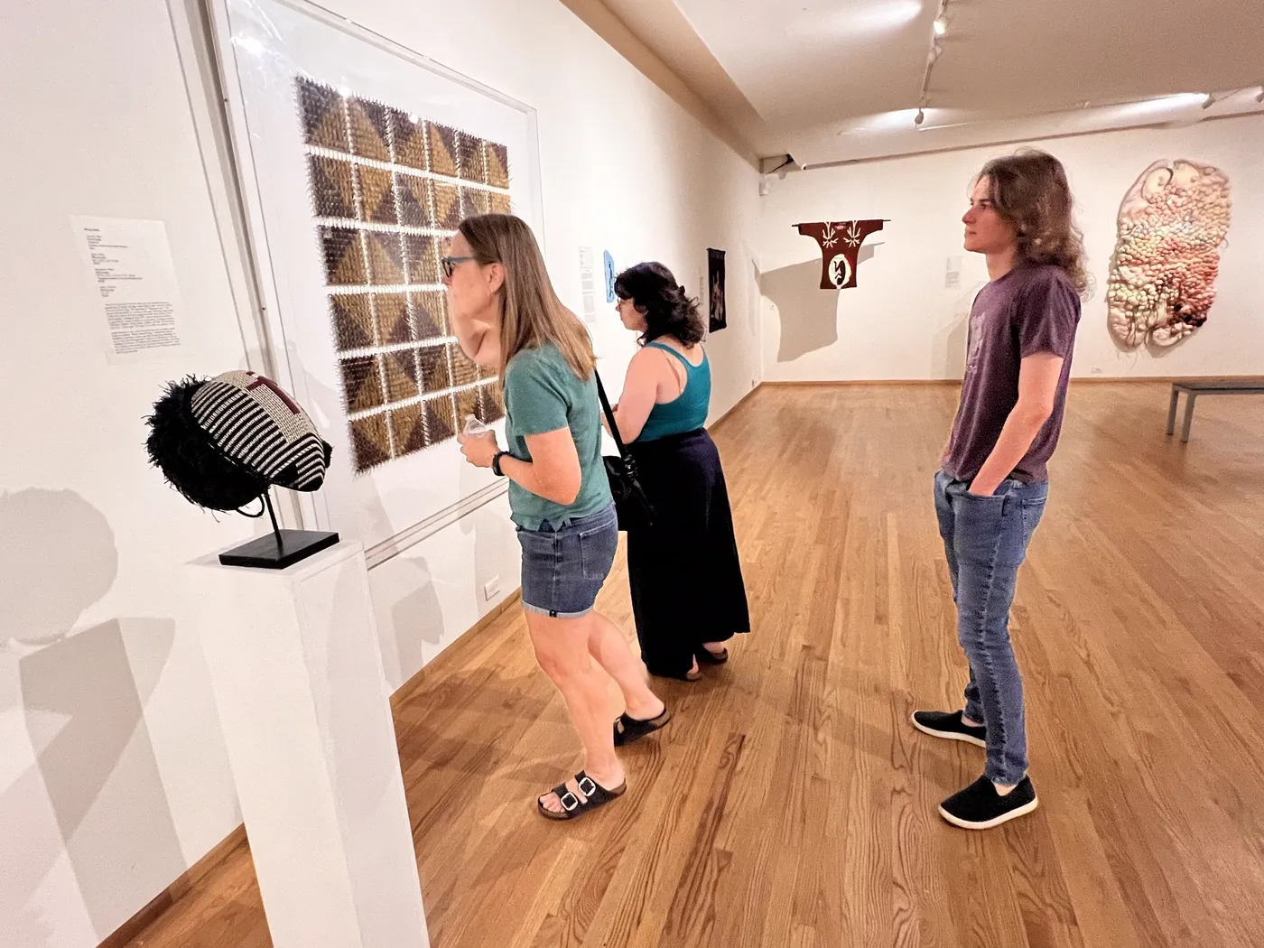 Installation view or artwork from Agency: Craft in Chicago from the 1970s-80s and Beyond