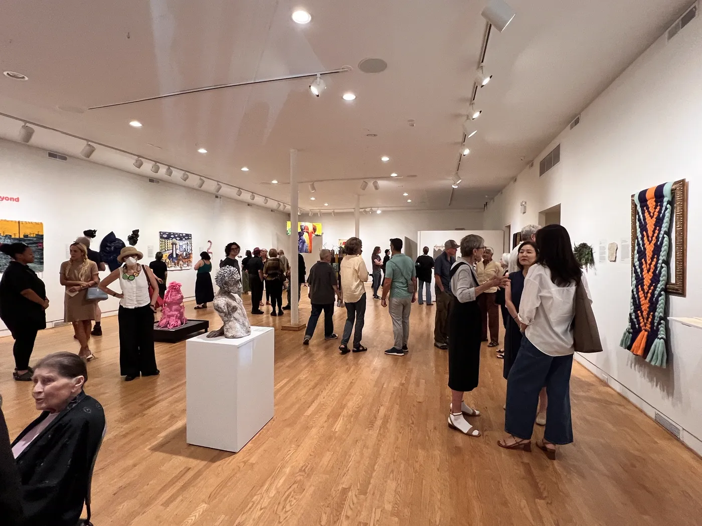 Installation view or artwork from Agency: Craft in Chicago from the 1970s-80s and Beyond