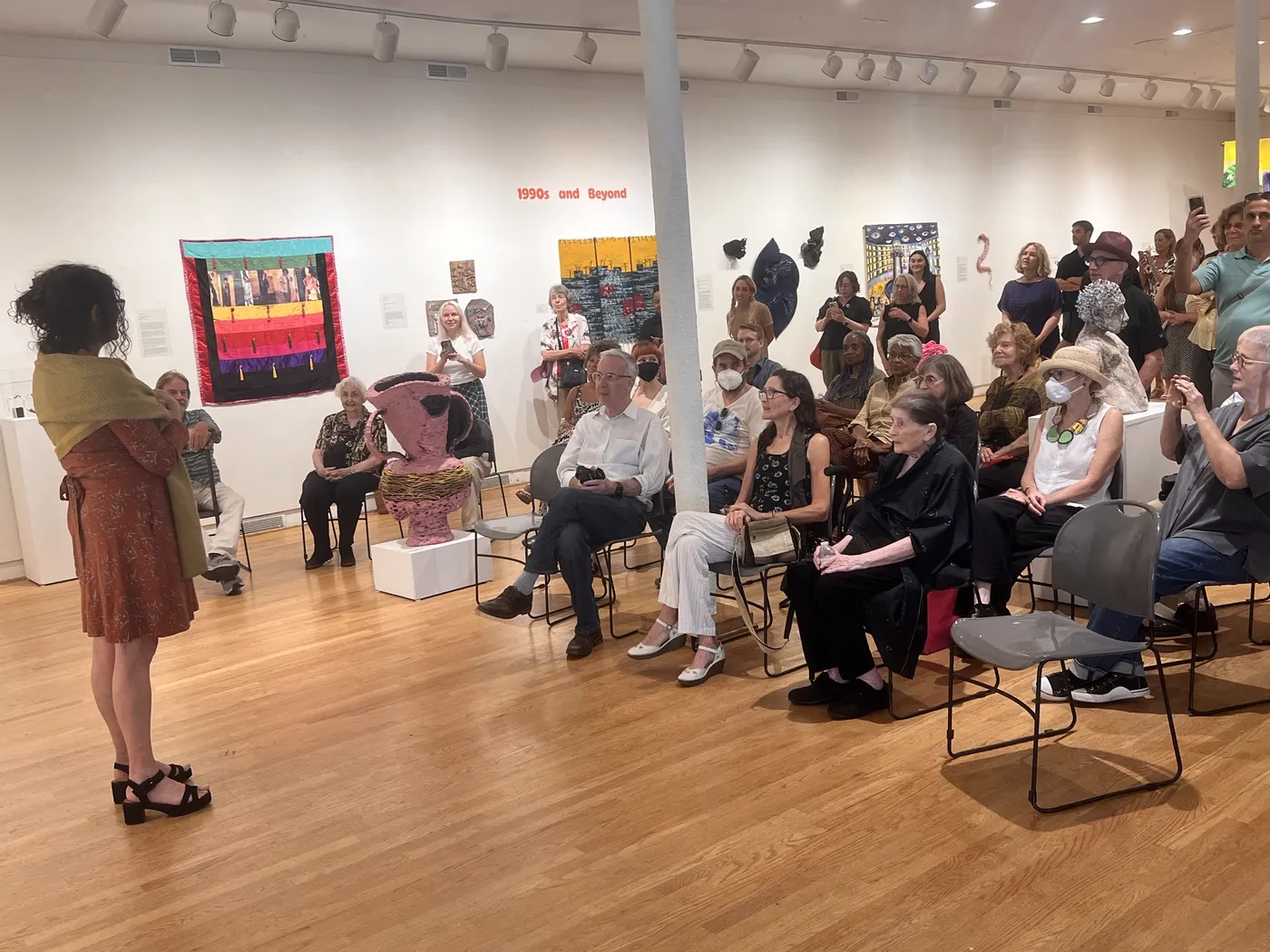 Installation view or artwork from Agency: Craft in Chicago from the 1970s-80s and Beyond