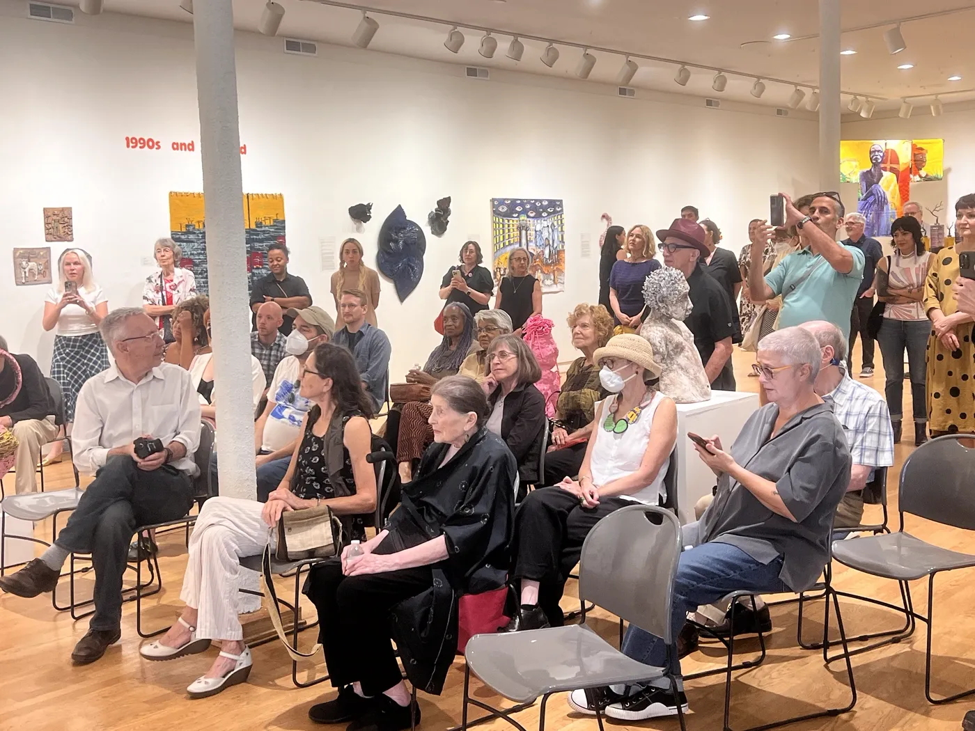 Installation view or artwork from Agency: Craft in Chicago from the 1970s-80s and Beyond