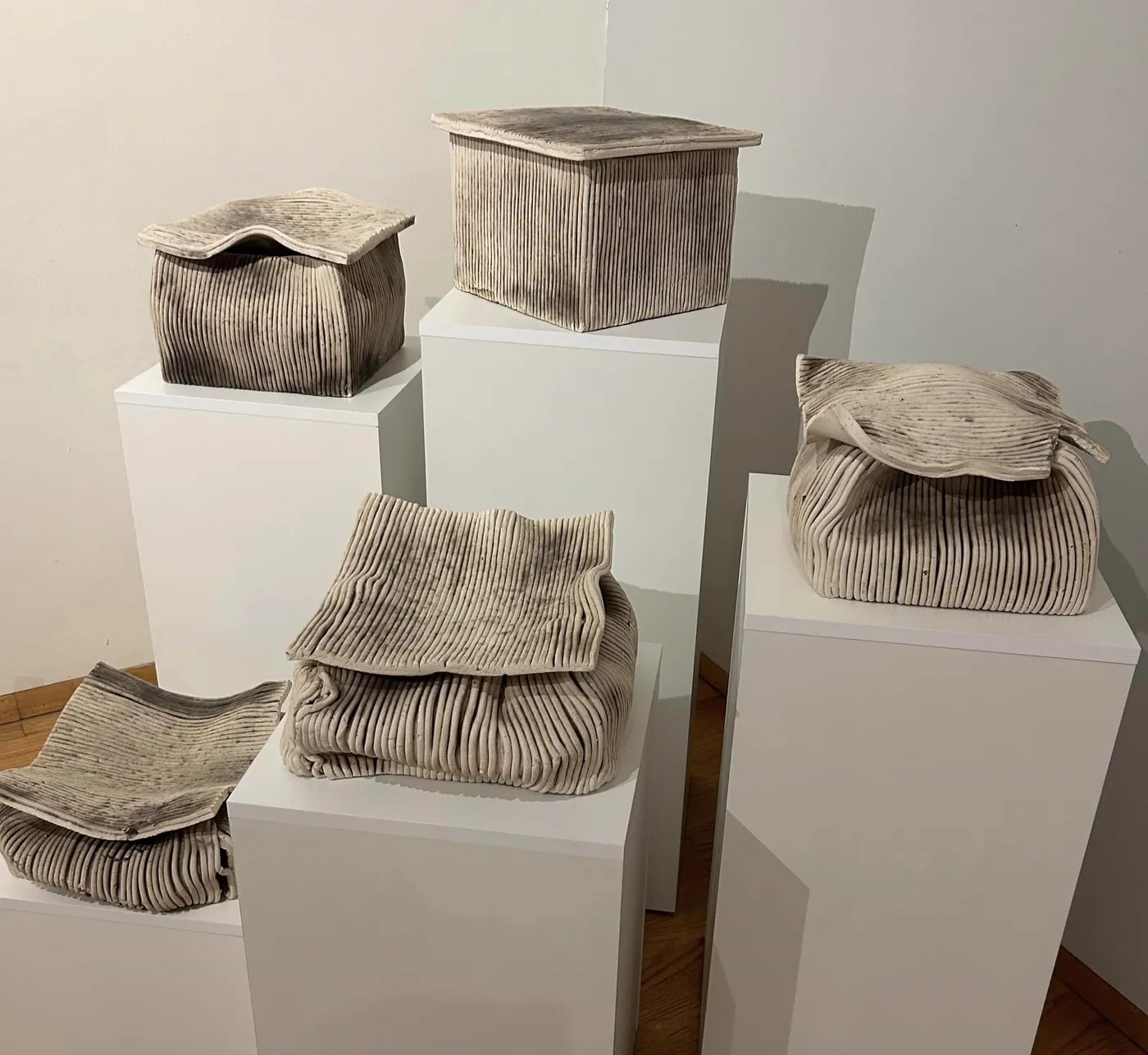 Installation view or artwork from Agency: Craft in Chicago from the 1970s-80s and Beyond