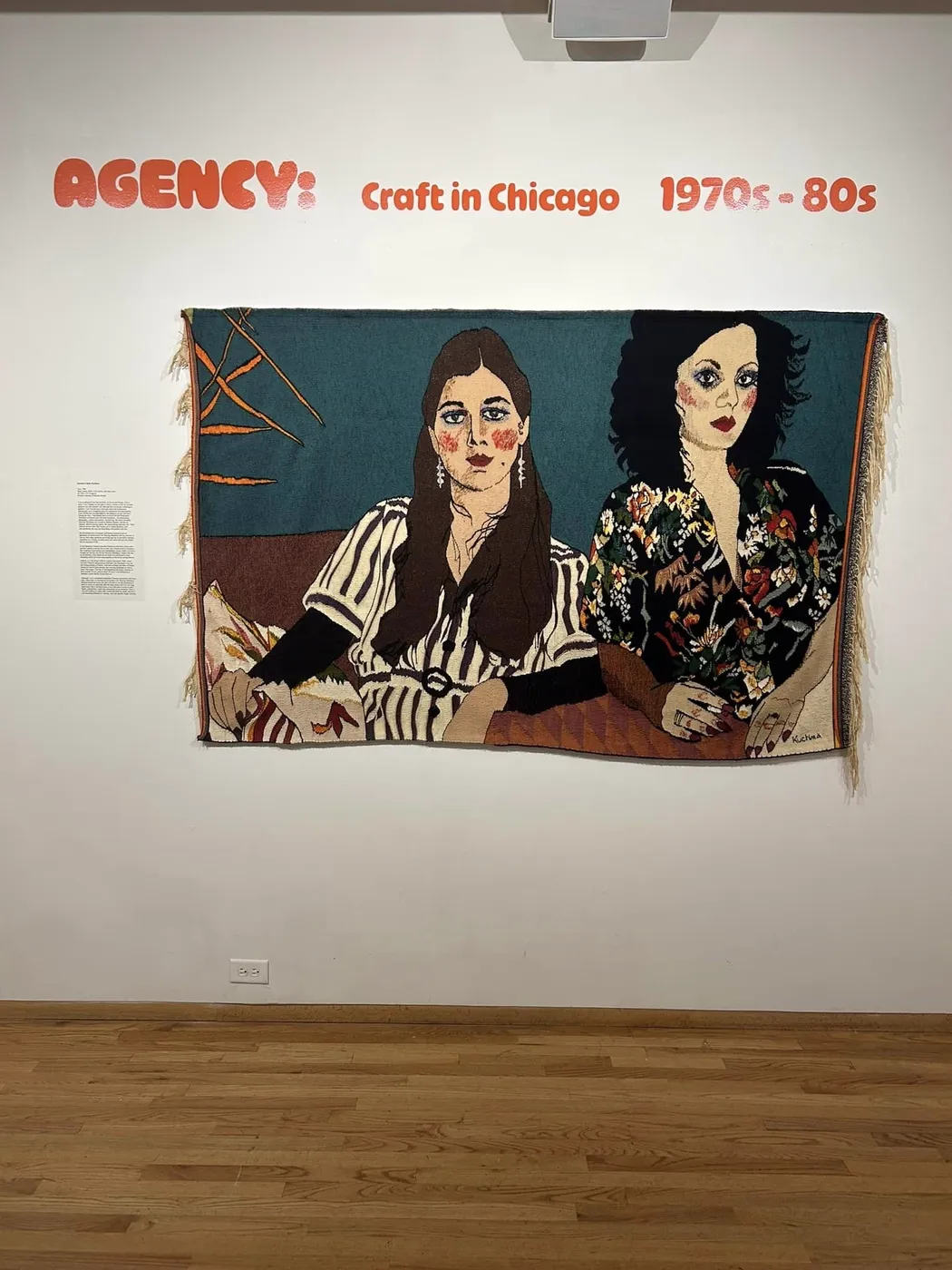 Installation view or artwork from Agency: Craft in Chicago from the 1970s-80s and Beyond