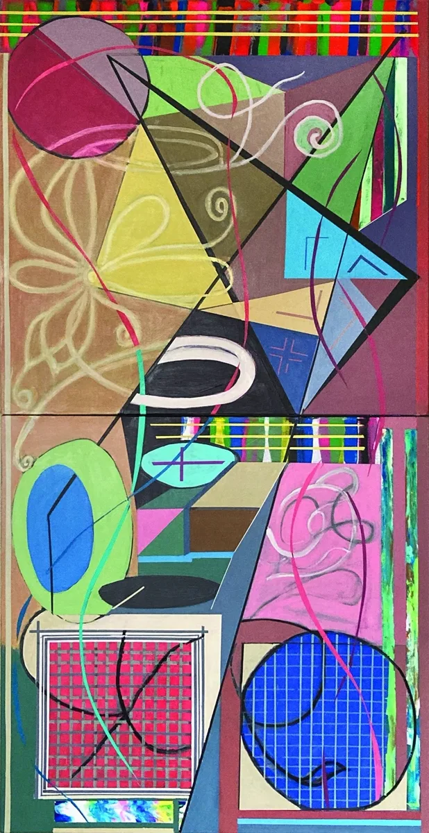 Installation view or artwork from Art Kleinman Structure and Chaos: A Delicate Balance