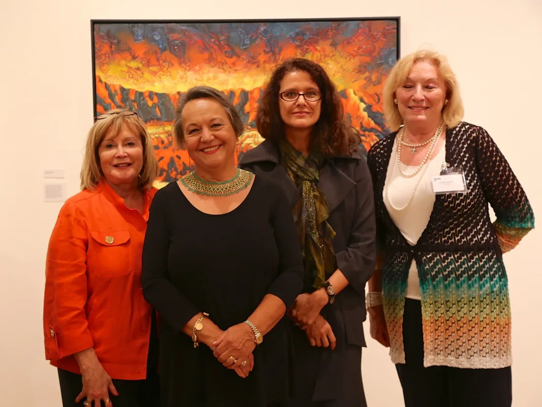 Installation view or artwork from Artists Respond to Genocide