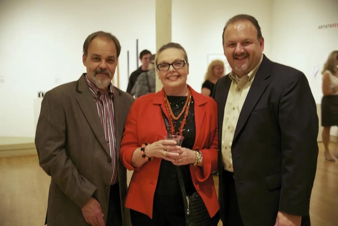 Installation view or artwork from Artists Respond to Genocide