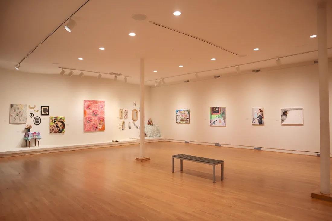 Installation view or artwork from At Home