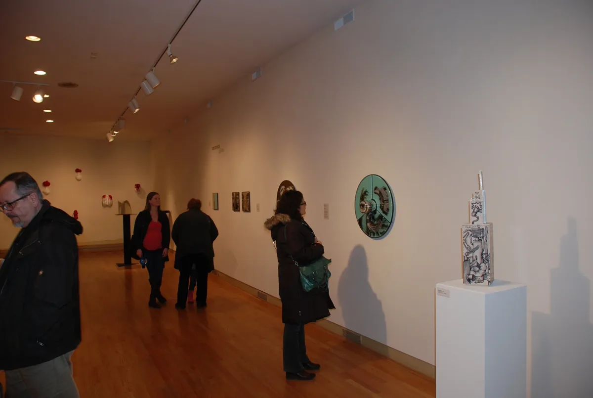 Installation view or artwork from Ceramics / Glass