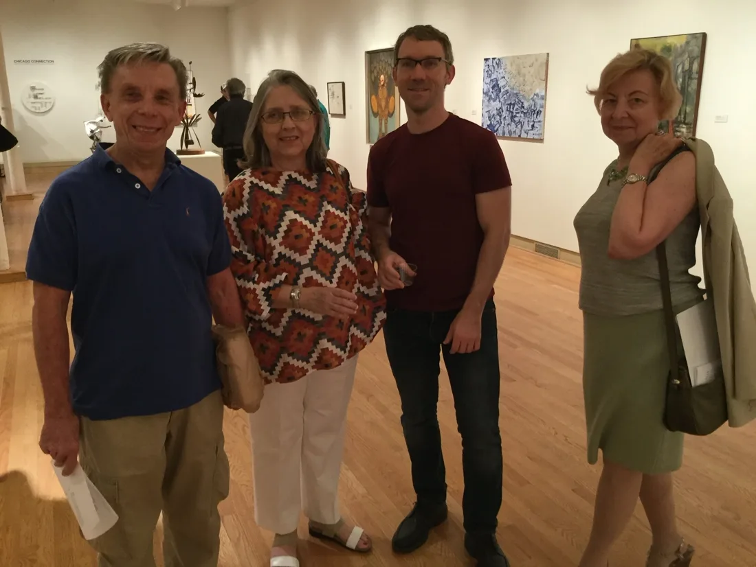 Installation view or artwork from Chicago Connection – Artists from the Post War Period