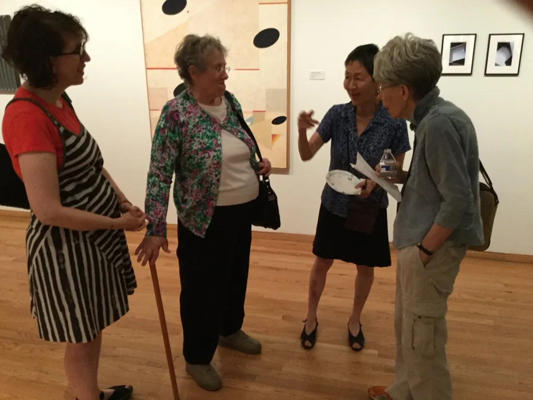 Installation view or artwork from Chicago Connection – Artists from the Post War Period