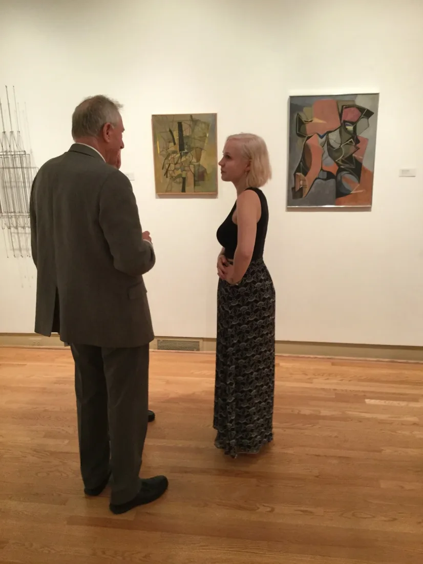 Installation view or artwork from Chicago Connection – Artists from the Post War Period