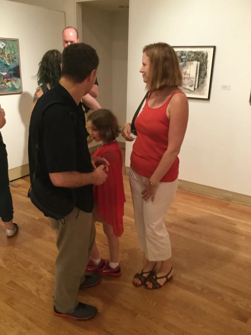 Installation view or artwork from Chicago Connection – Artists from the Post War Period