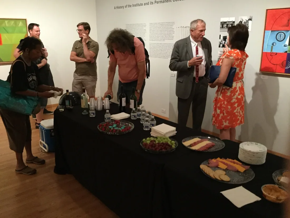 Installation view or artwork from Chicago Connection – Artists from the Post War Period