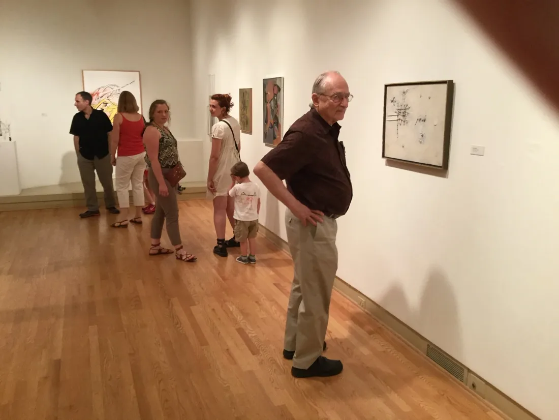 Installation view or artwork from Chicago Connection – Artists from the Post War Period