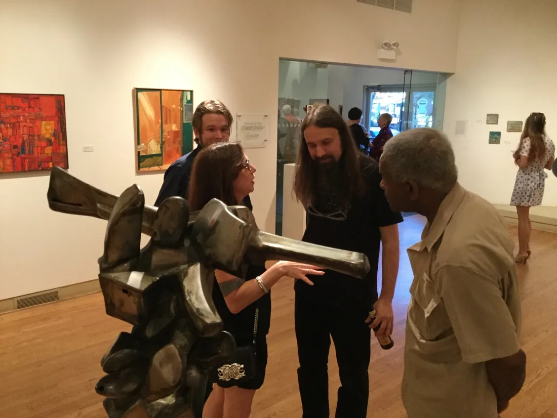 Installation view or artwork from Chicago Connection – Artists from the Post War Period