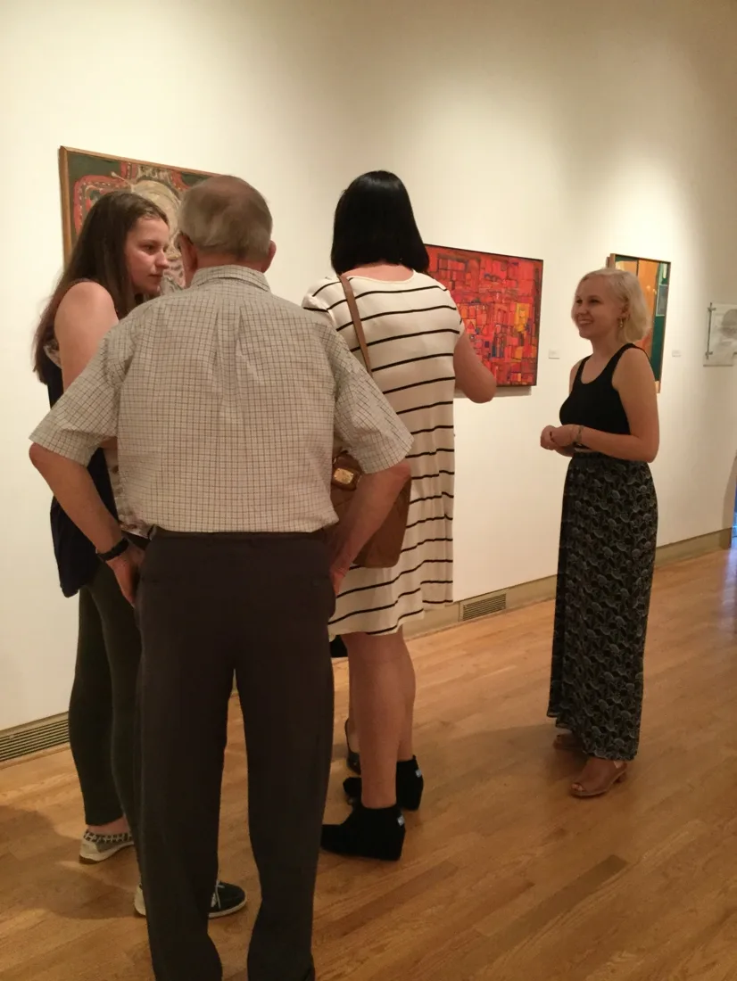 Installation view or artwork from Chicago Connection – Artists from the Post War Period