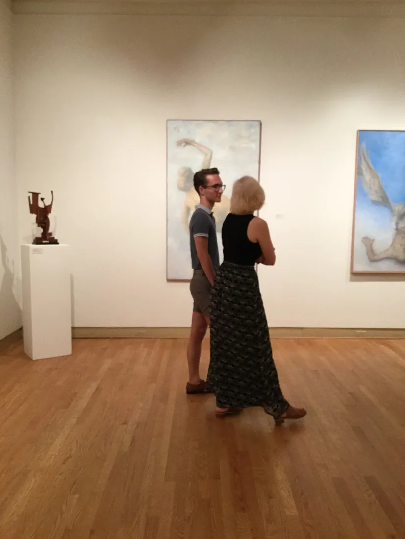 Installation view or artwork from Chicago Connection – Artists from the Post War Period