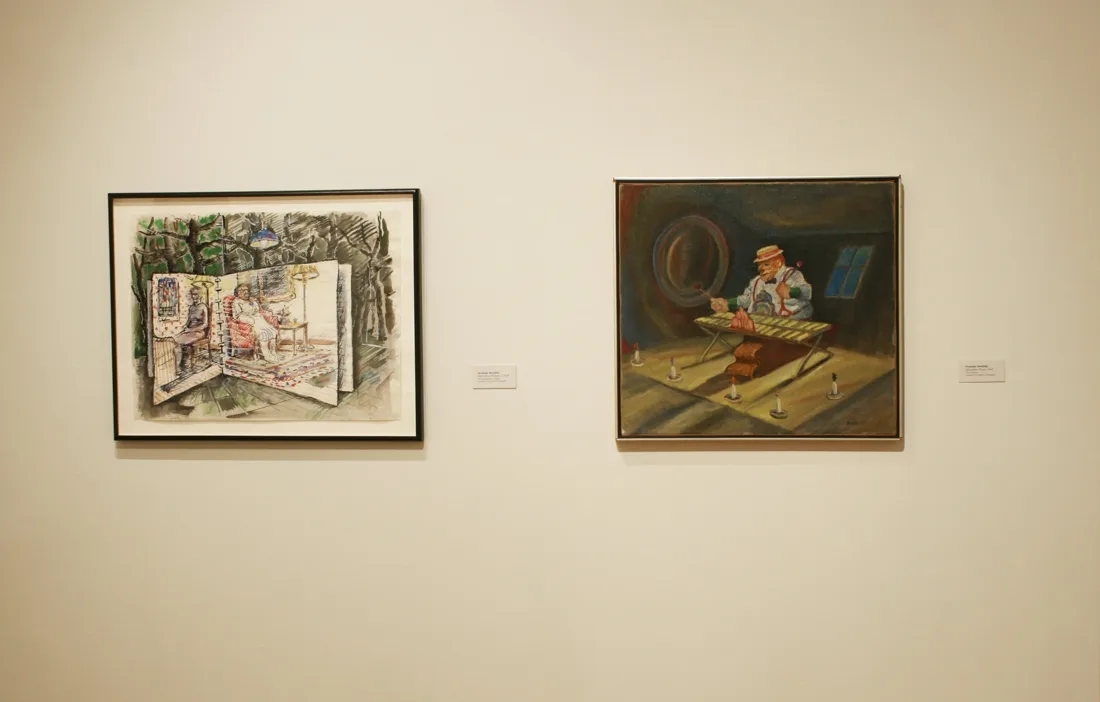 Installation view or artwork from Chicago Connection – Artists from the Post War Period