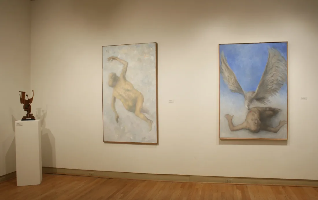 Installation view or artwork from Chicago Connection – Artists from the Post War Period